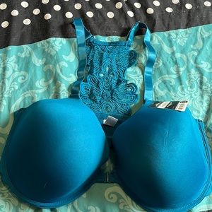 Angelina 42DD Front Open Lace Back Bra